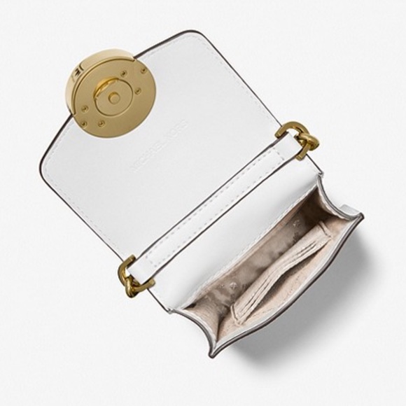 MICHAEL KORS CARMEN SMALL FAUX LEATHER PHONE CROSSBODY BAG - Picture 3 of 16